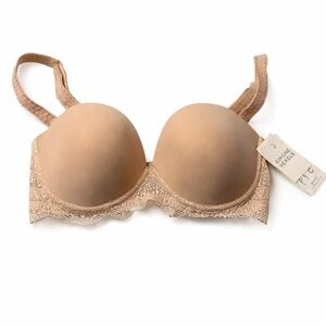 NWT Simone Perele Strapless Convertible Bra Nude 36C Multiway Luxury Lingerie